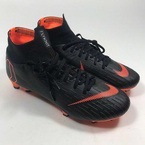 Nike Mens Mercurial Superfly VI Pro FG Soccer Cleats Black (AH7368-081)